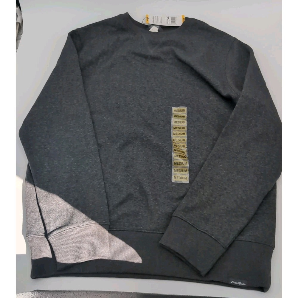 Eddie Bauer Men's Outdoor Heavyweight Crewneck Sweatshirt Gray size Medium